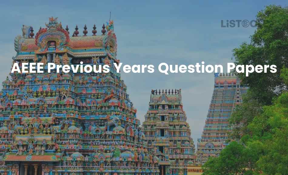 AEEE Previous Years Question Papers