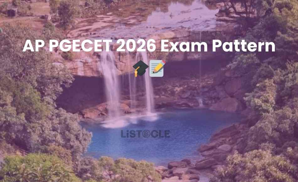 AP PGECET 2026 Exam Pattern
