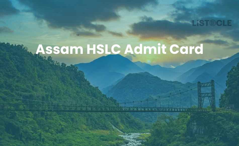 Assam HSLC Admit Card