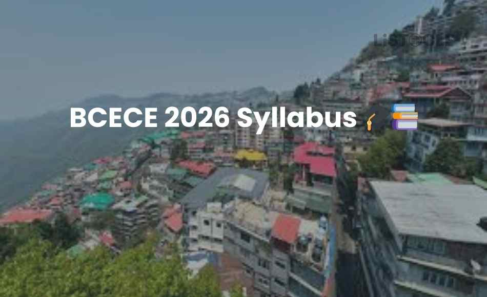 BCECE 2026 Syllabus