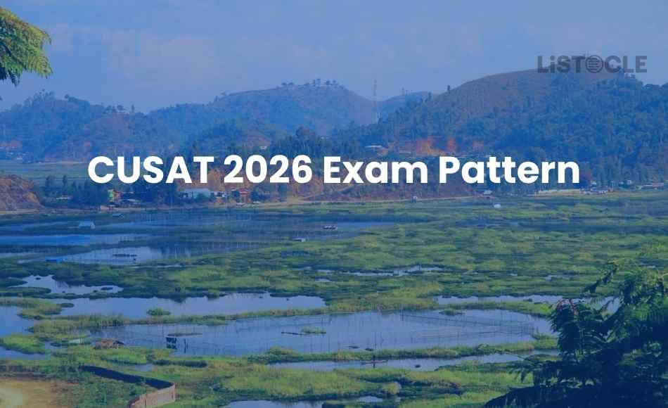 CUSAT 2026 Exam Pattern