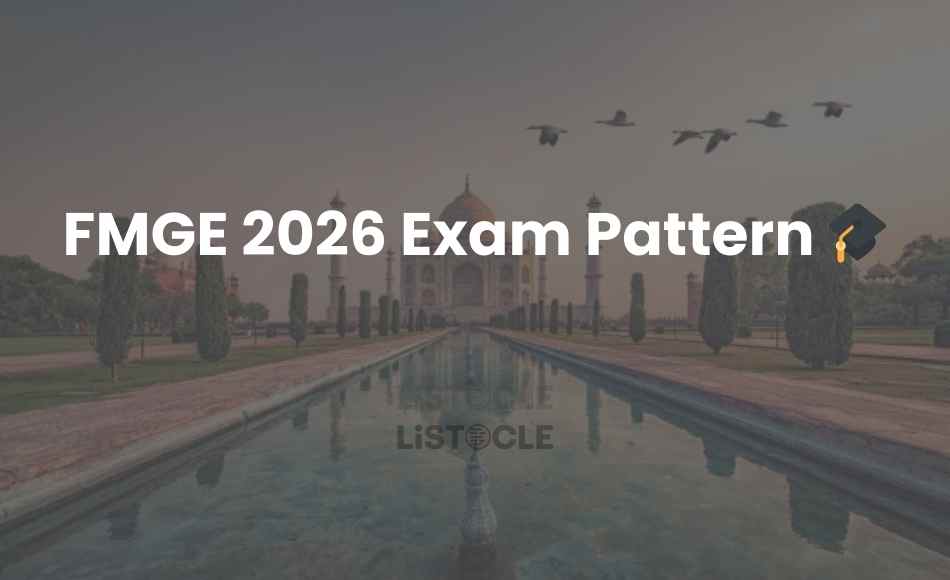 FMGE 2026 Exam Pattern