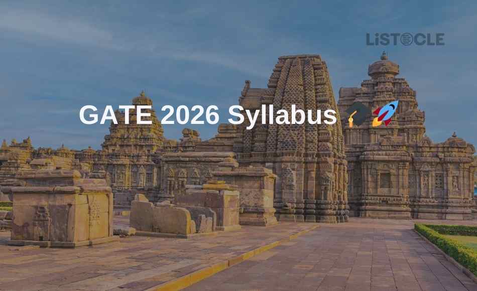 GATE 2026 Syllabus