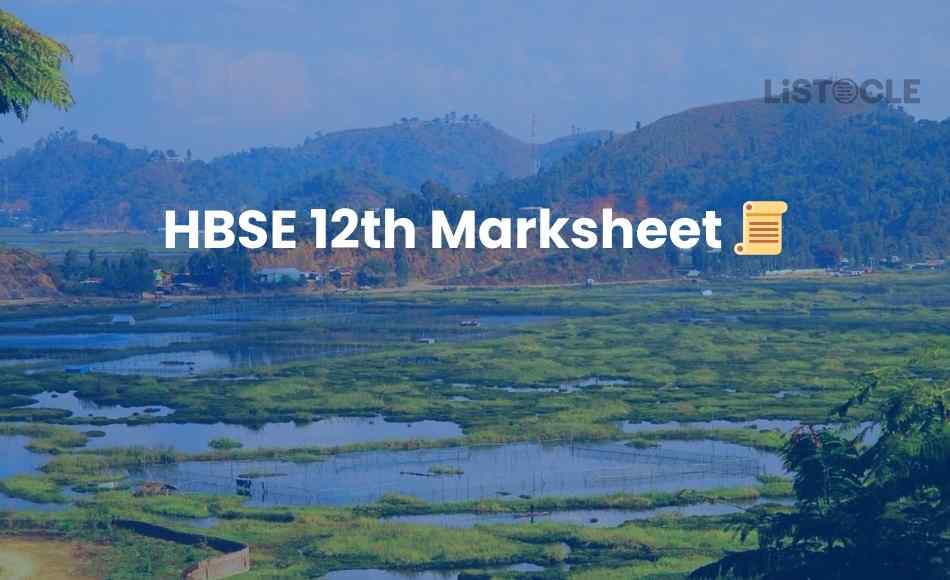 HBSE 12th Marksheet