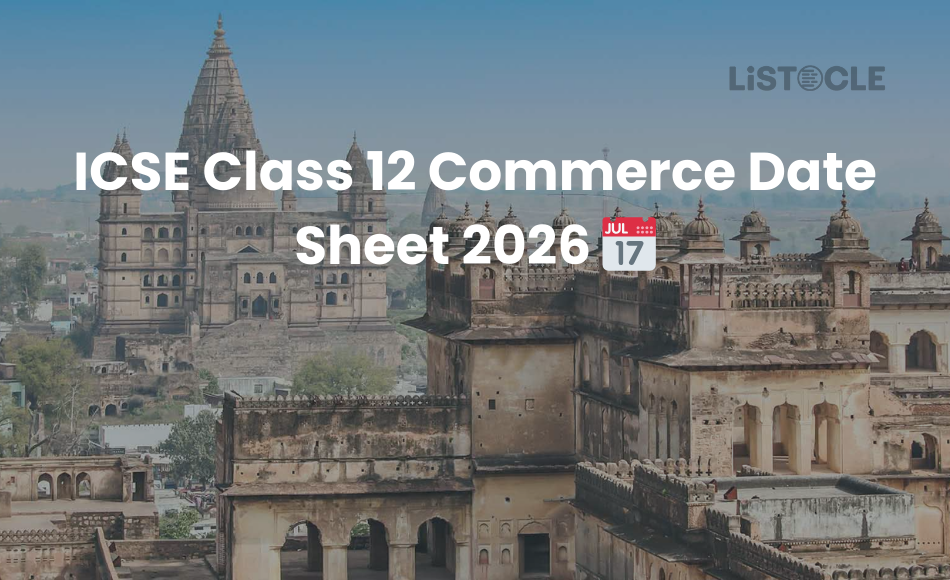 ICSE Class 12 Commerce Date Sheet 2026