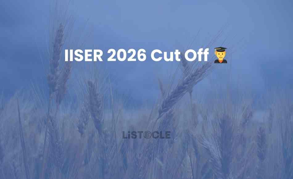 IISER 2026 Cut Off