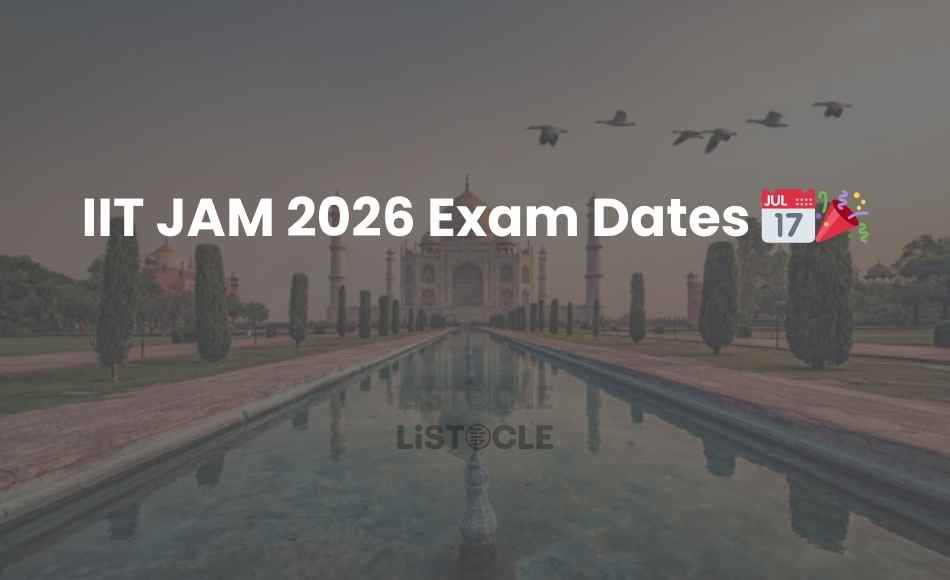 IIT JAM 2026 Exam Dates
