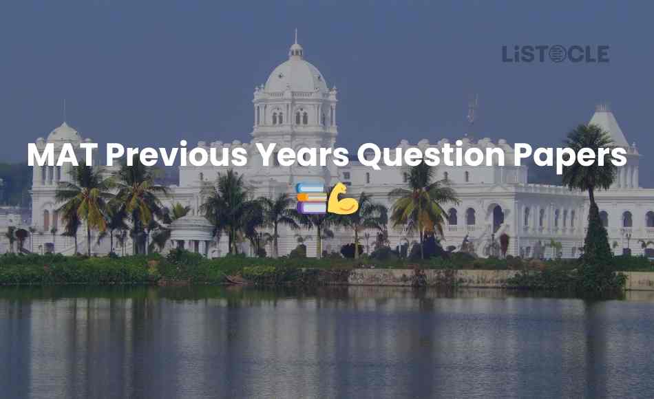 MAT Previous Years Question Papers