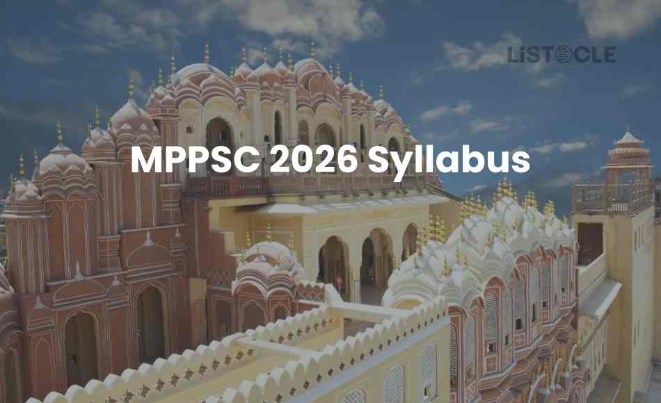 MPPSC 2026 Syllabus