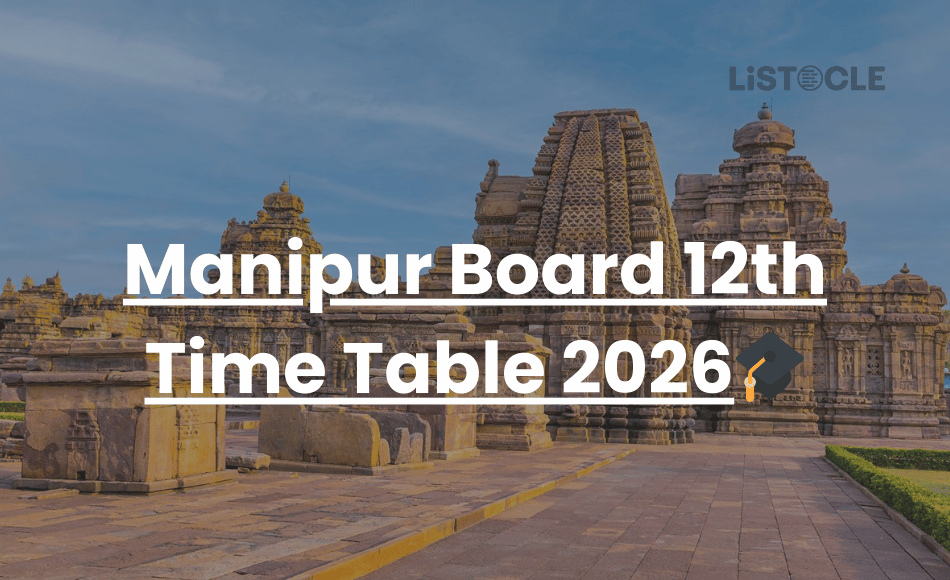Manipur Board 12th Time Table 2026