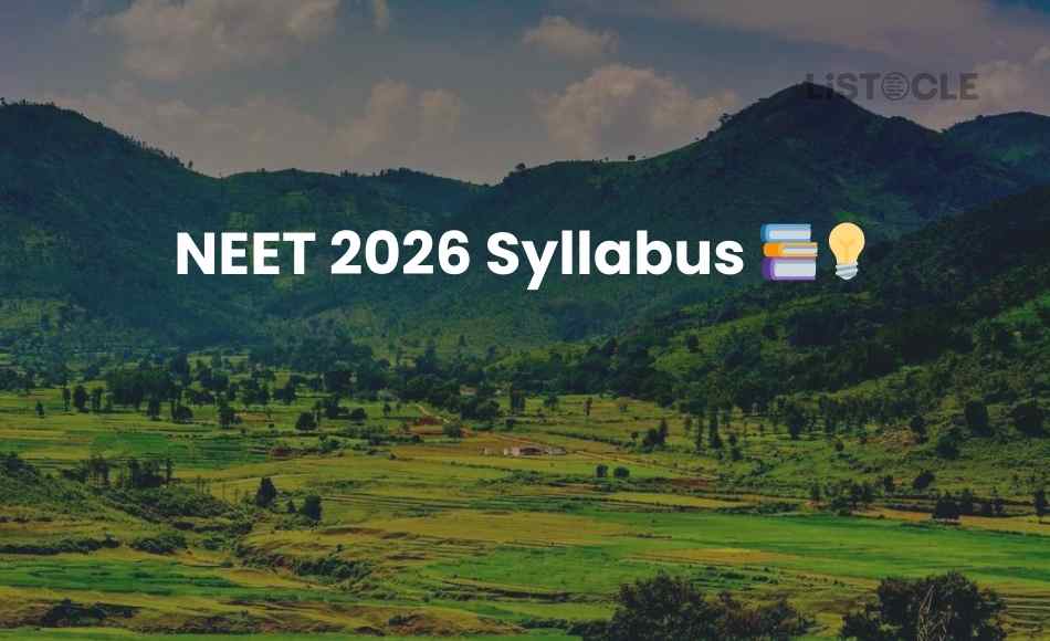 NEET 2026 Syllabus