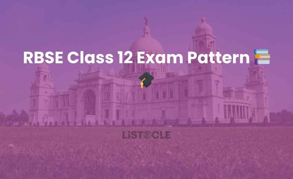 RBSE Class 12 Exam Pattern