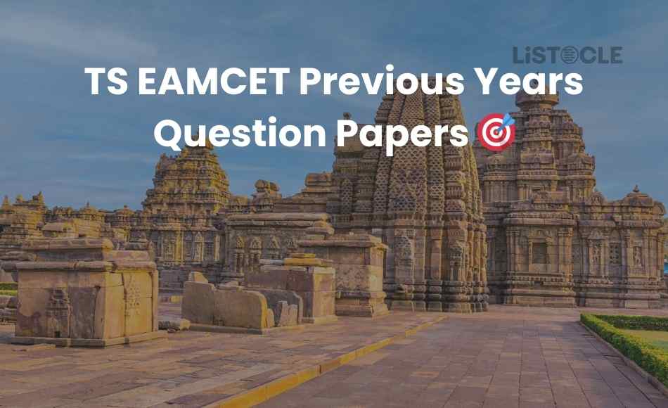 TS EAMCET Previous Years Question Papers