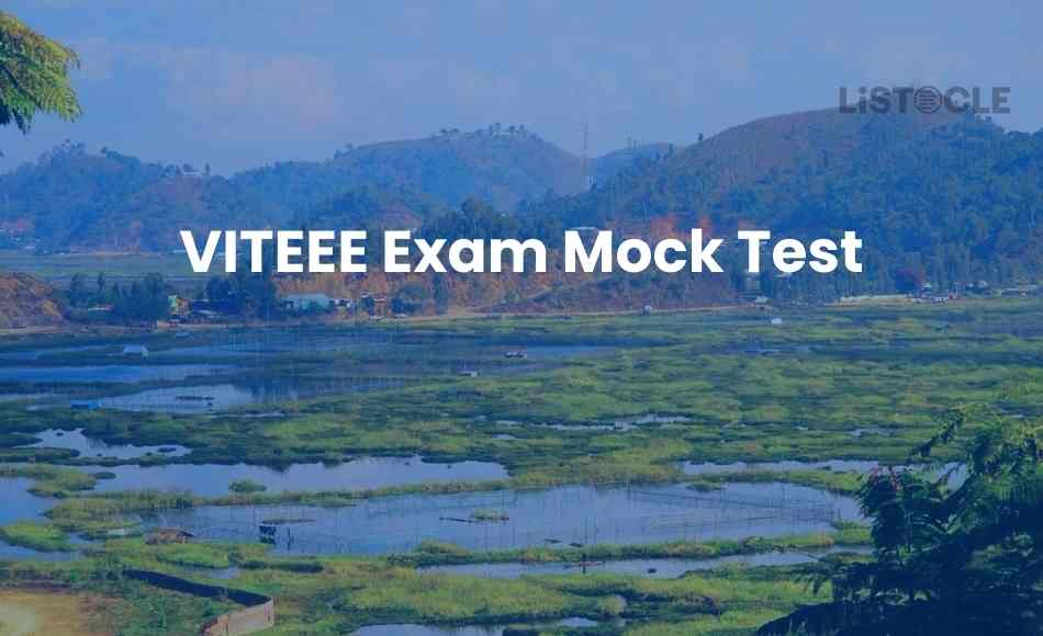VITEEE Exam Mock Test