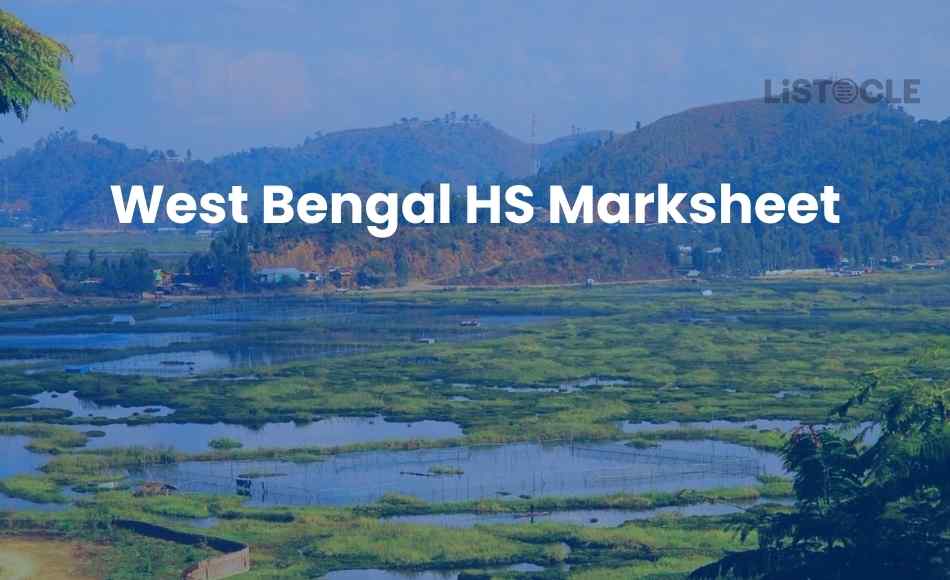 West Bengal HS Marksheet